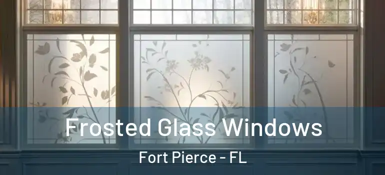 Frosted Glass Windows Fort Pierce - FL