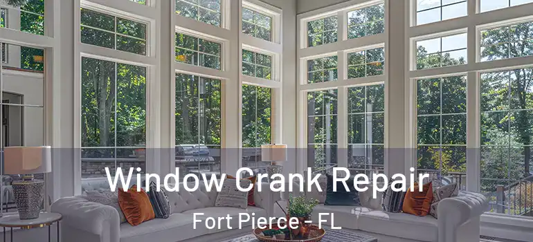  Window Crank Repair Fort Pierce - FL